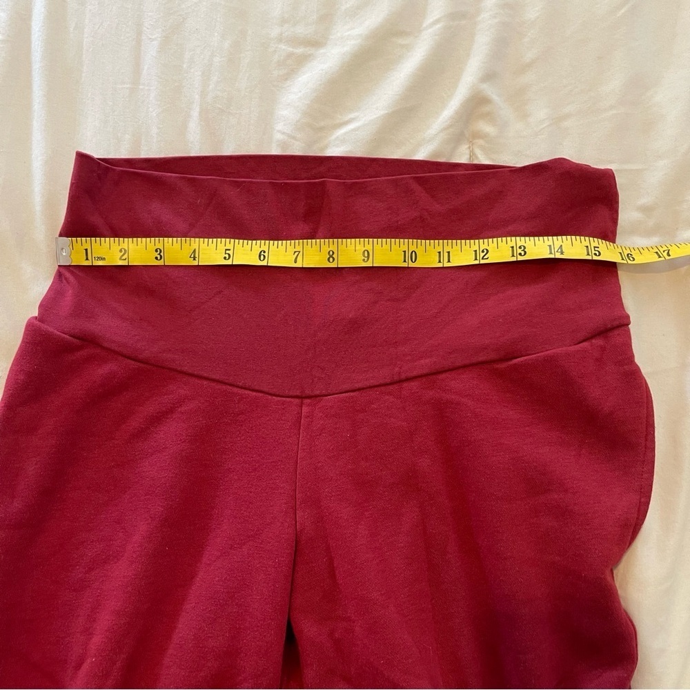 Old Navy Maternity Red and Tan Sweatpants Size S - Picture 8 of 11